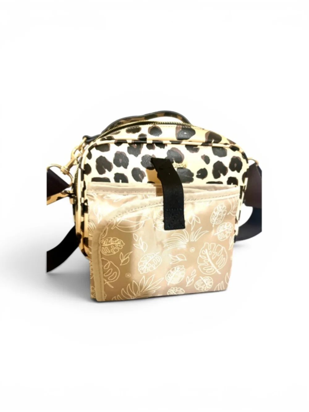 TWELVElittle Luxe Diaper Clutch in leopard print vegan leather